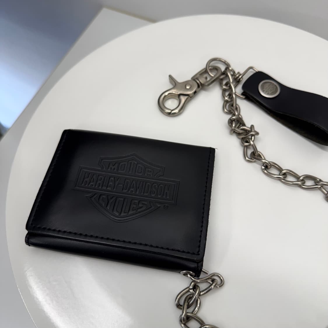 할리데이비슨 체인 레더 반지갑 made in USA   상품이미지2