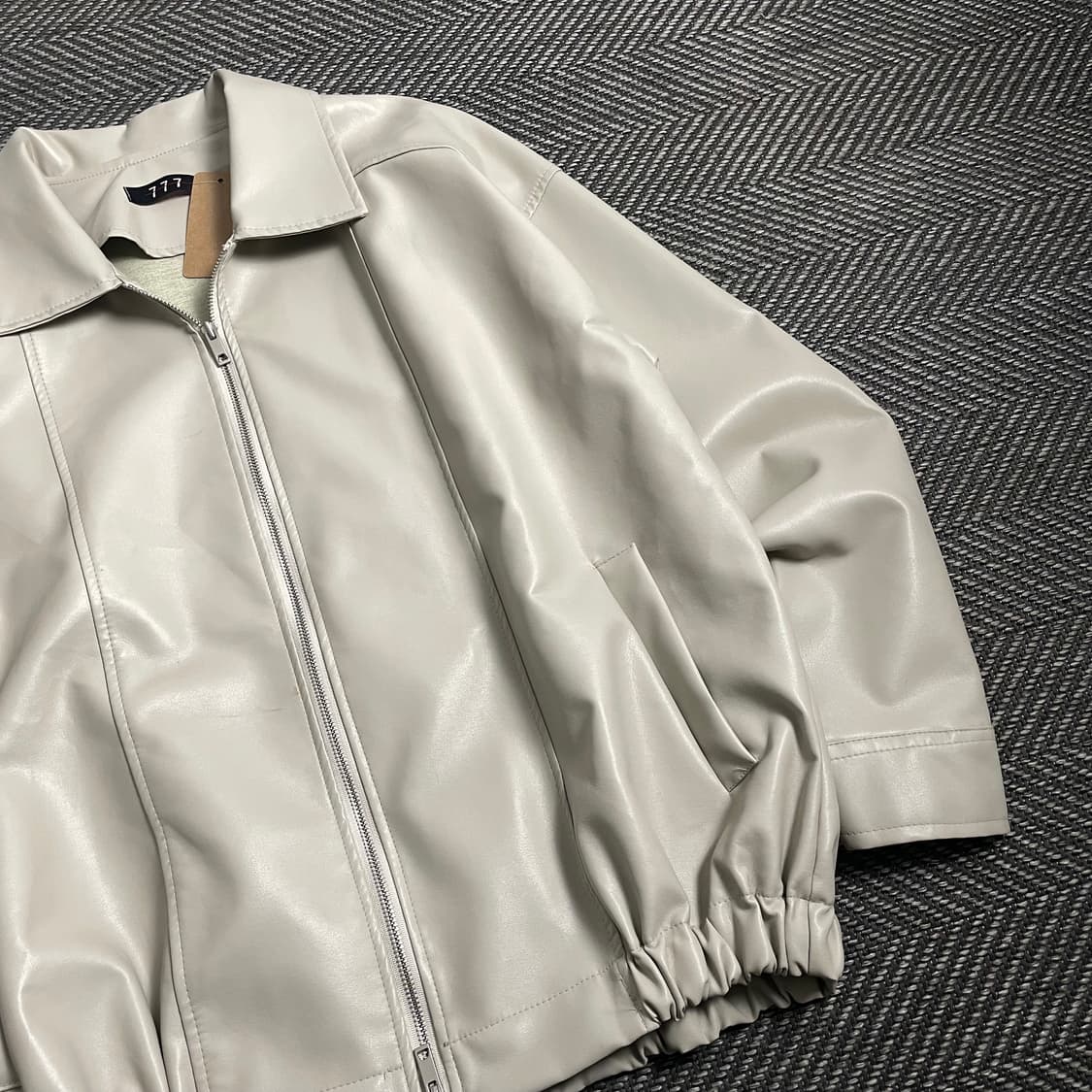 빈티지 투웨이 레더 블루종 자켓o 4768 상품이미지2