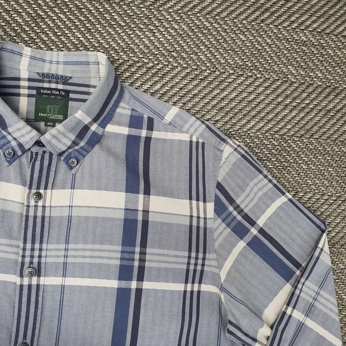 헨리코튼 긴소매 셔츠 남자105 상품이미지3