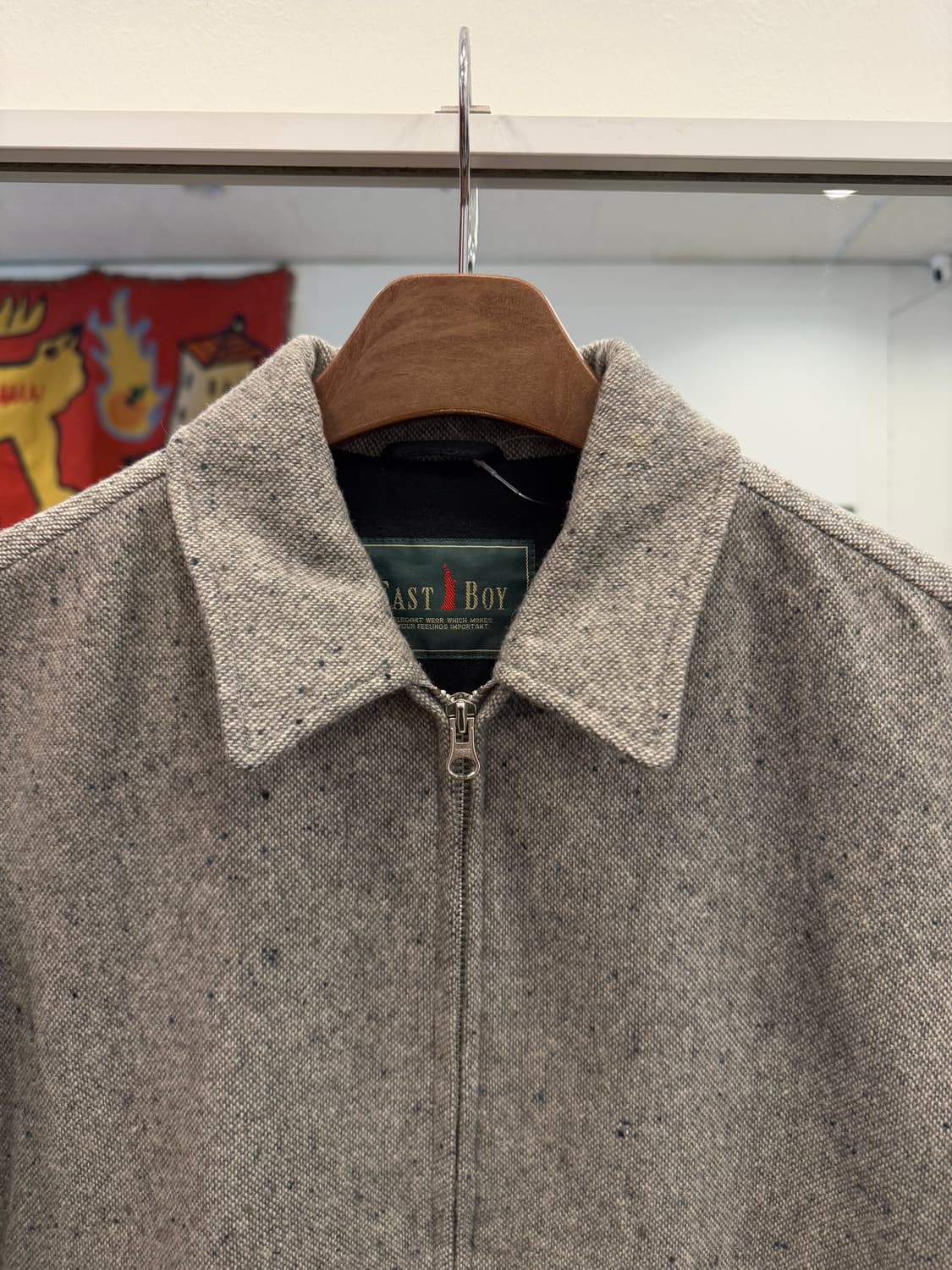 East Boy 이스트보이 울 블루종 자켓 (made in Japan) 상품이미지2