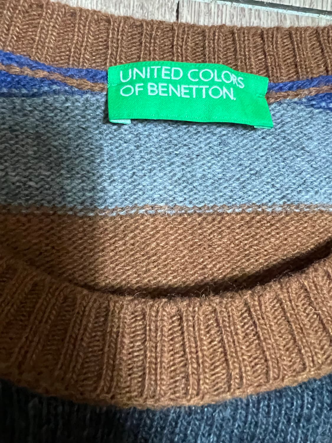 benetton 멀티컬러 울 스웨터 상품이미지3