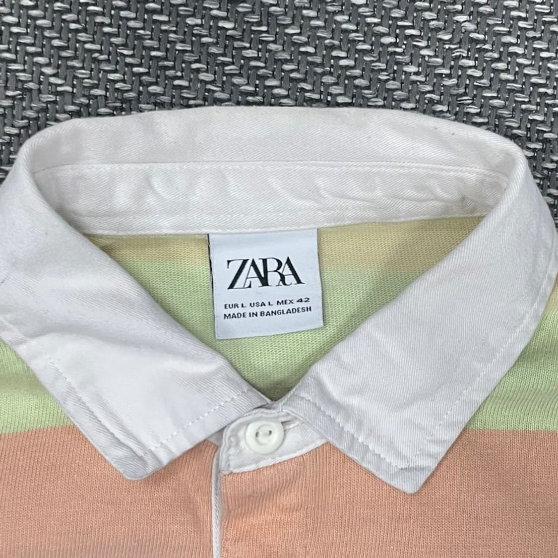 자라 배색 럭비 티셔츠 v0328 상품이미지5