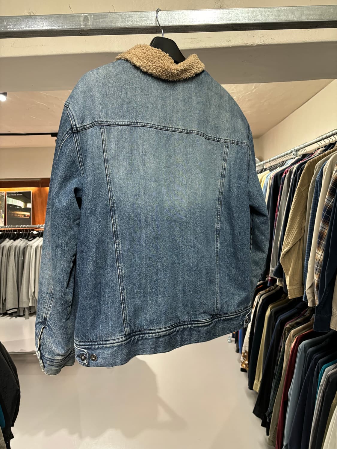 90s ARIZONA 쉐르파 데님 자켓 상품이미지4