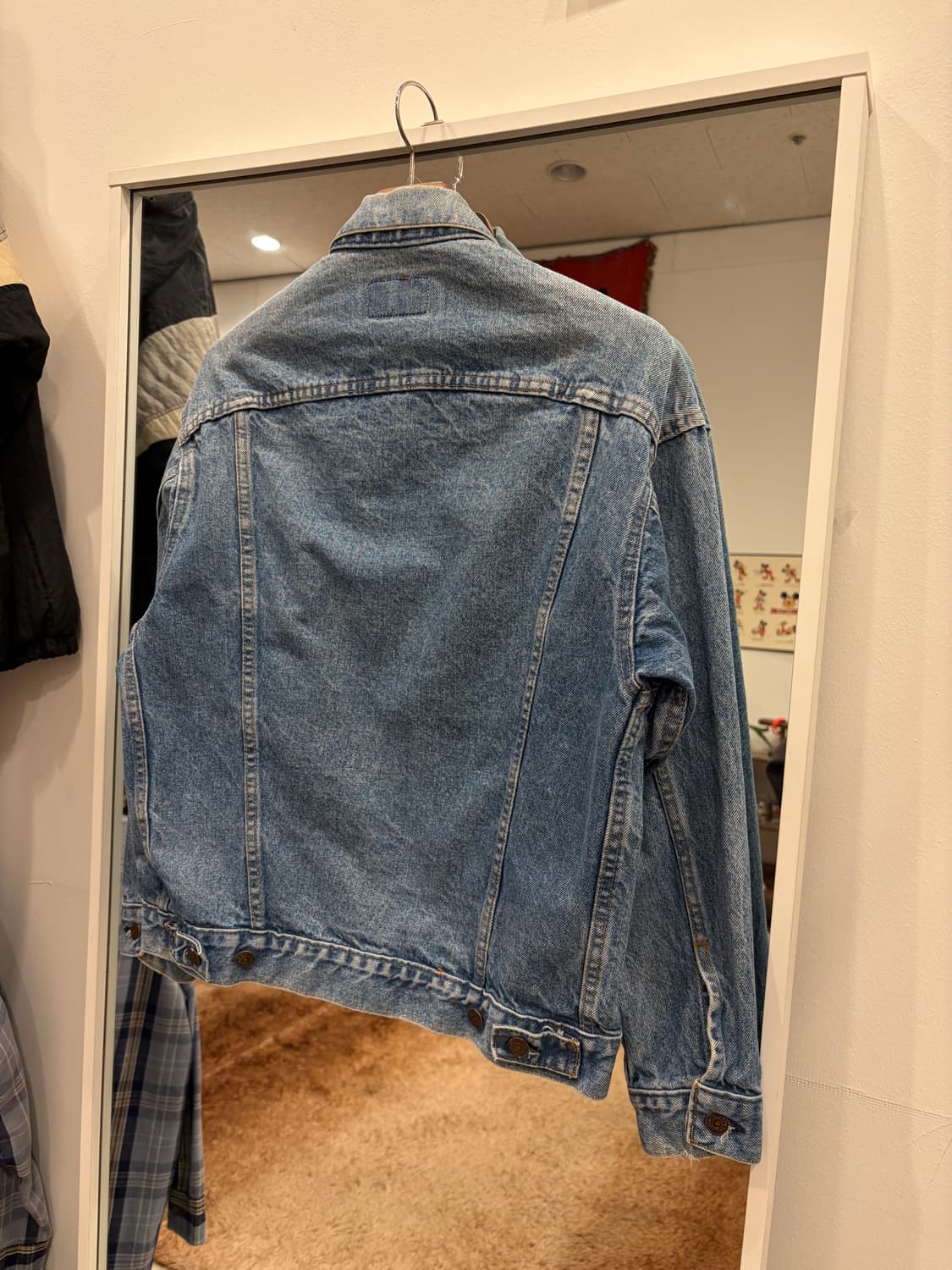 80s Levis 리바이스 70507 데님 트러커 자켓 (USA)  상품이미지6