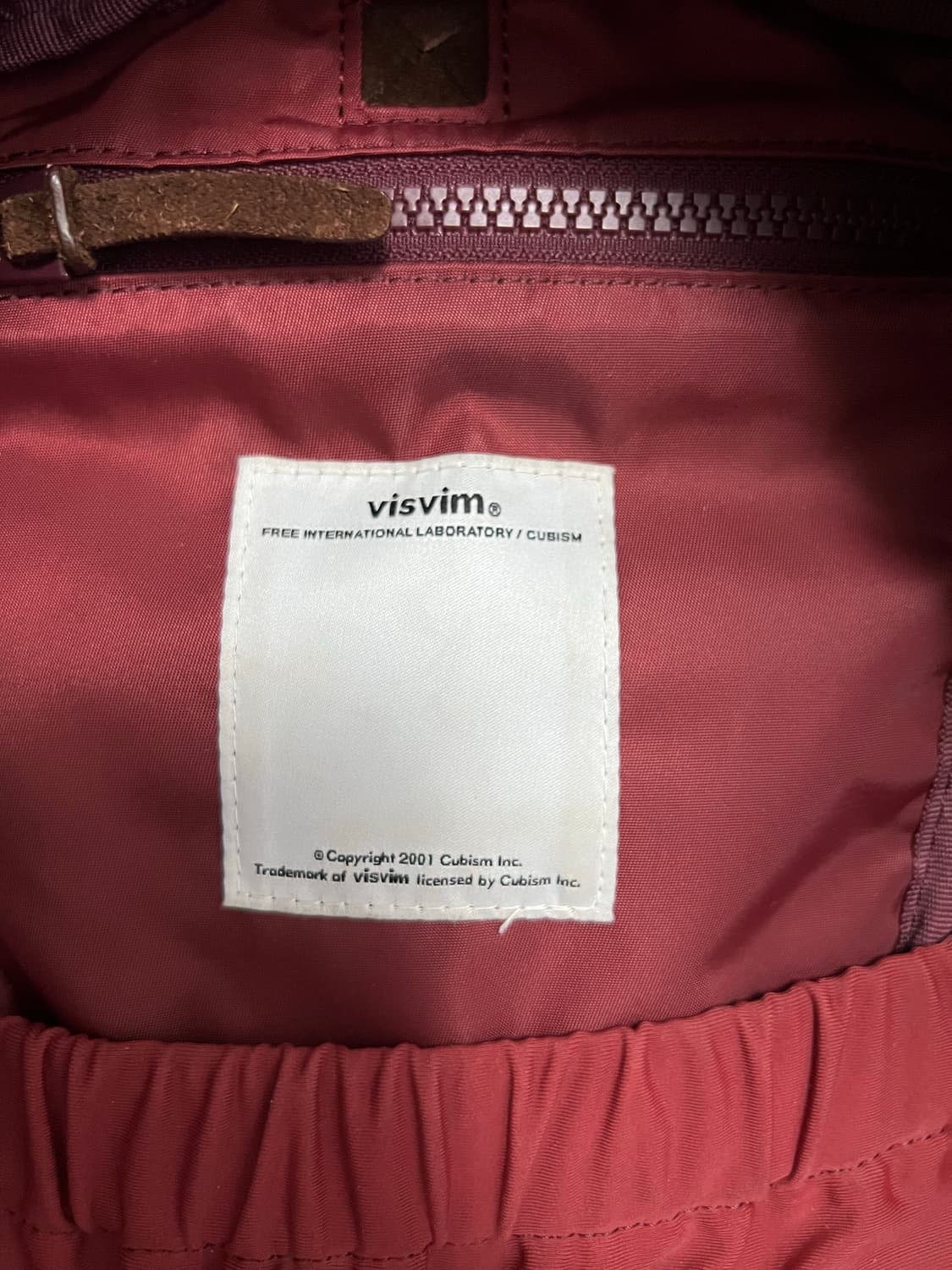 비즈빔 발리스틱 버건디 백팩 20L 상품이미지9