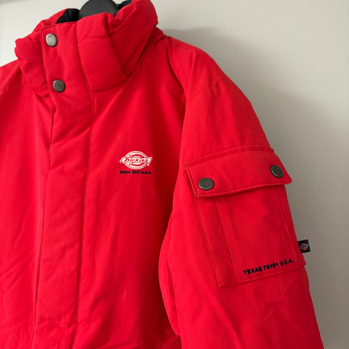 Dickies red padded jacket SM 상품이미지2