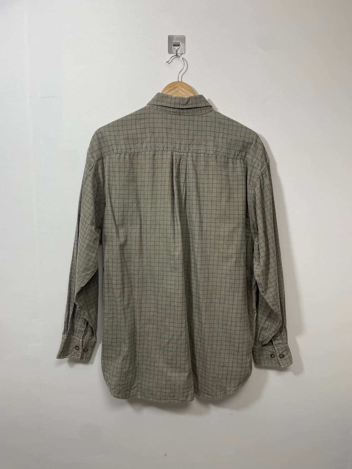 칼하트Carhartt 코듀로이 체크 셔츠 L - S34 상품이미지2