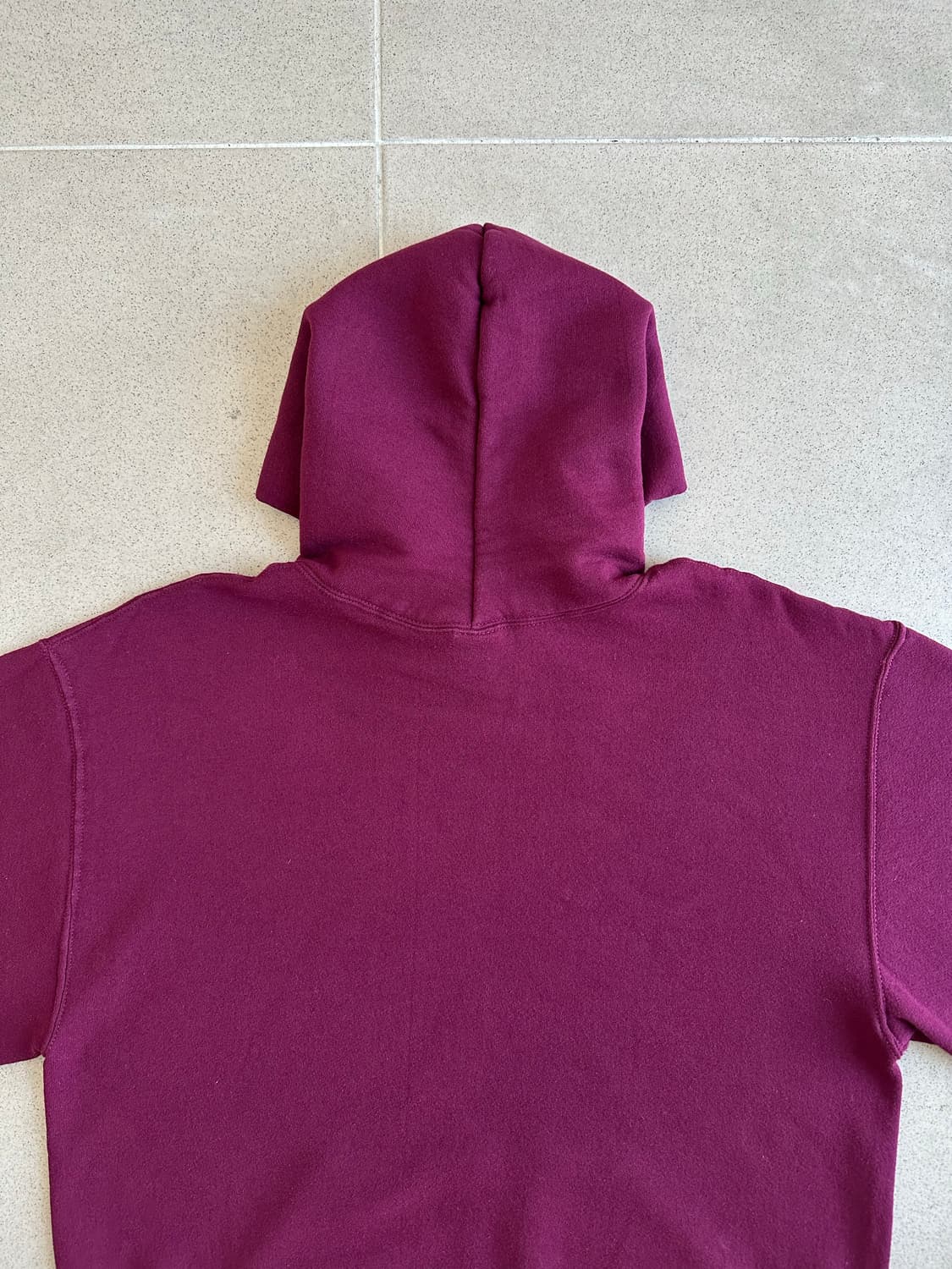 90s 빈티지 러셀 후드 버건디 L USA 상품이미지5