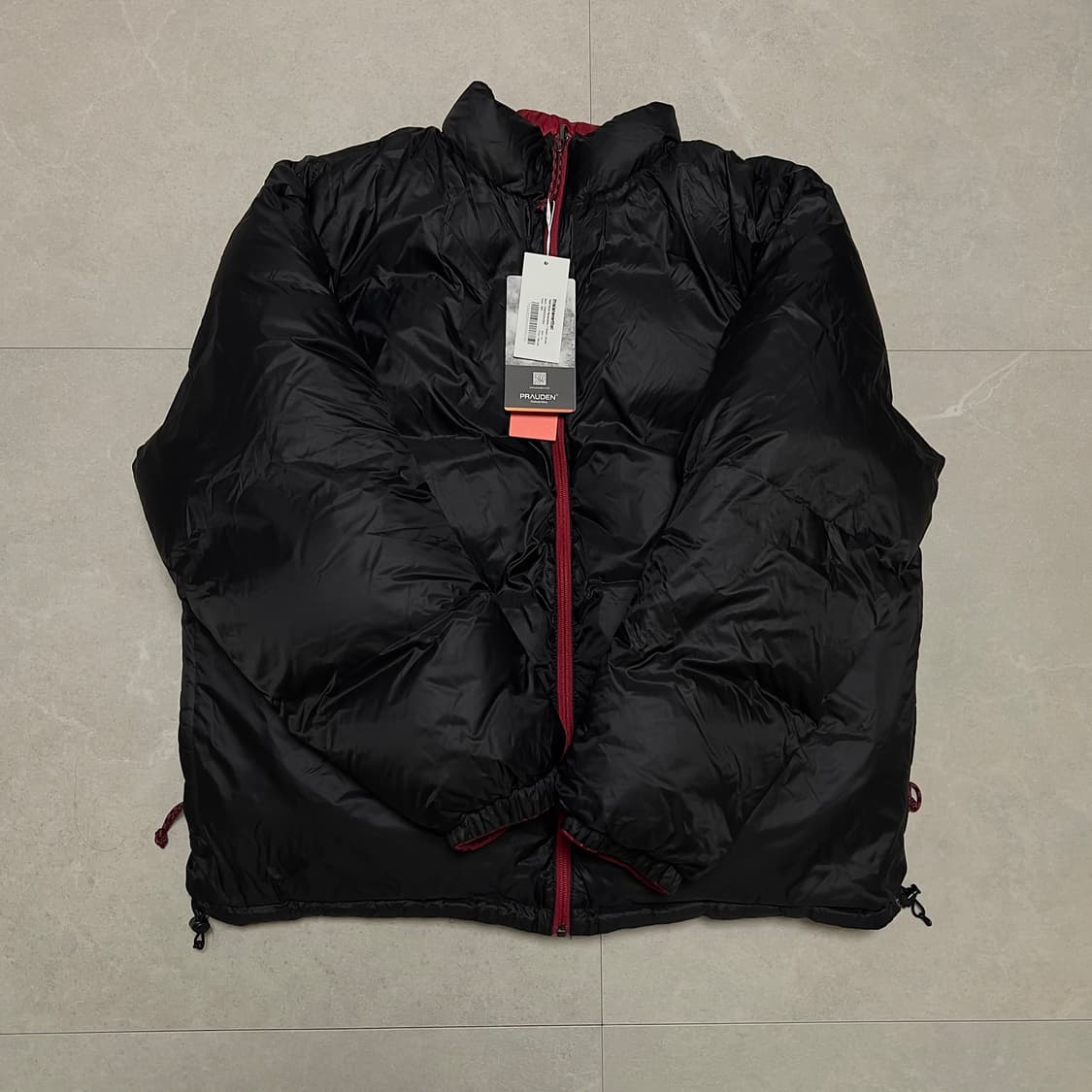 새상품 디스이즈네버댓 퍼텍스 리버시블 다운 자켓 패딩 레드/블랙 XL 상품이미지3