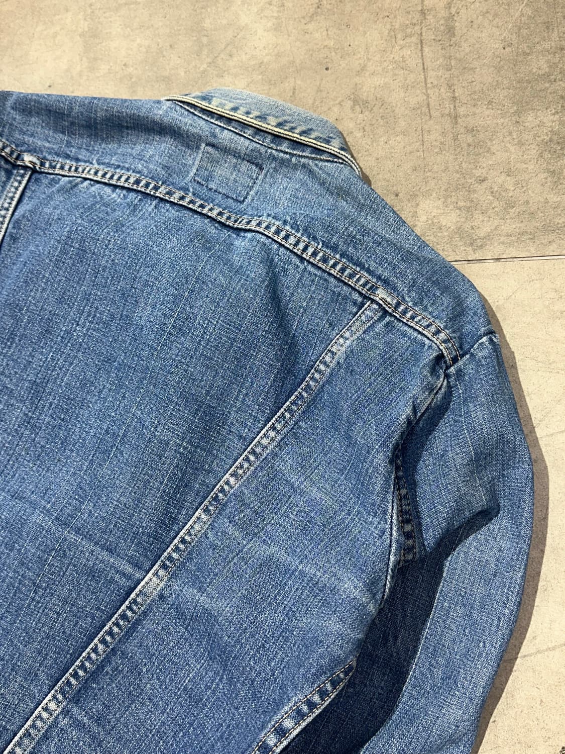 랭글러 made is usa 80s 트러커 데님 자켓 상품이미지9