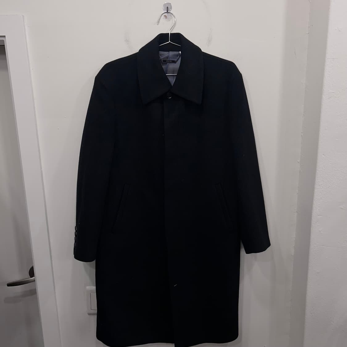 지이크 케시미어블랜드 히든버튼 싱글 맥코트 상품이미지2