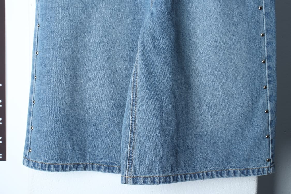 (M-L) 라라폭스 반바지 팬츠 새상품 버뮤다 데님 청 스트릿-P9889 상품이미지4