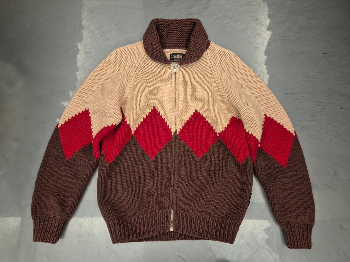 90s B.B.H CLOTHING 헤비울 짚업  상품이미지1