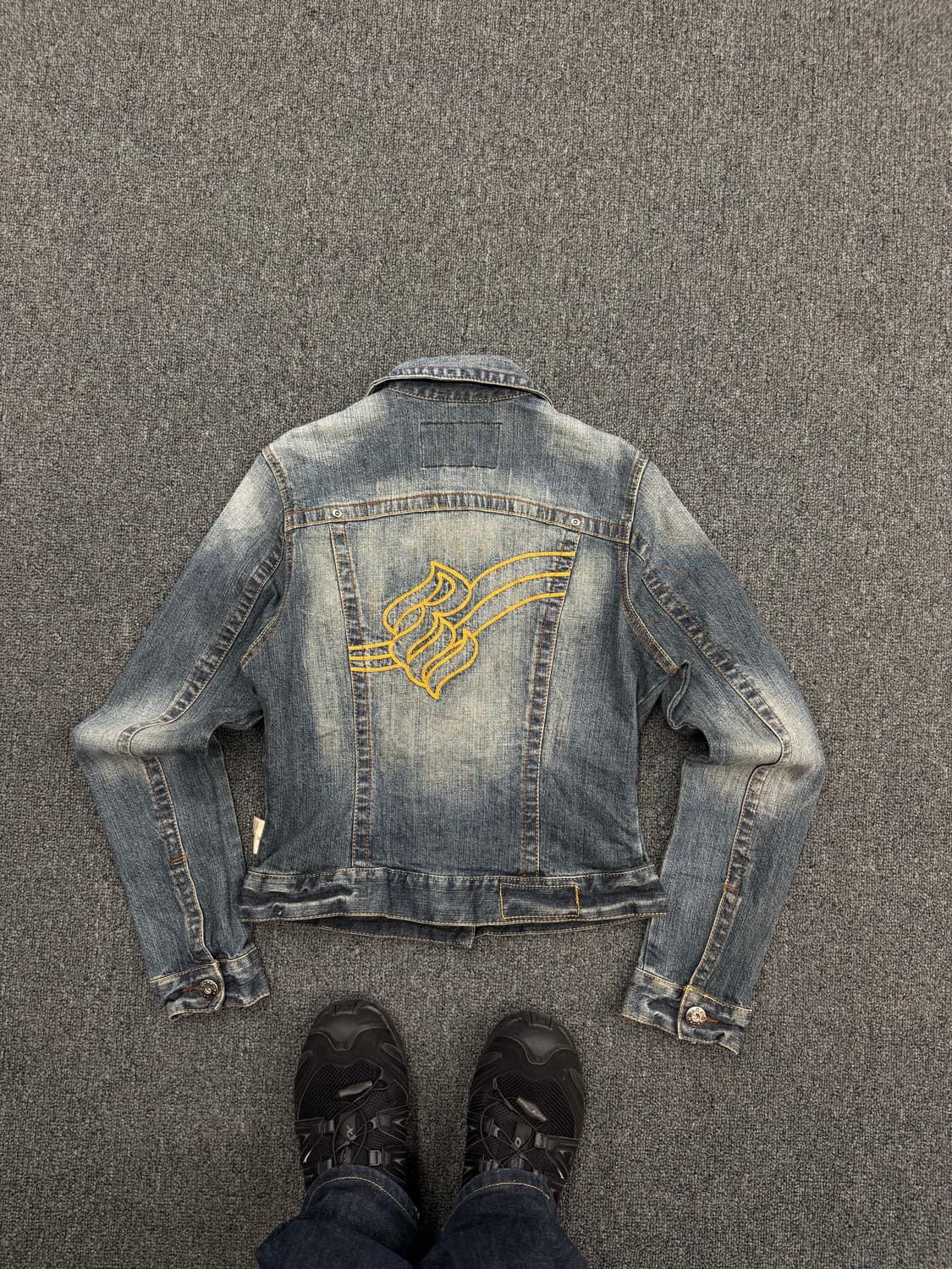 로카웨어 빈티지 여성 y2k 자수 데님자켓 상품이미지5