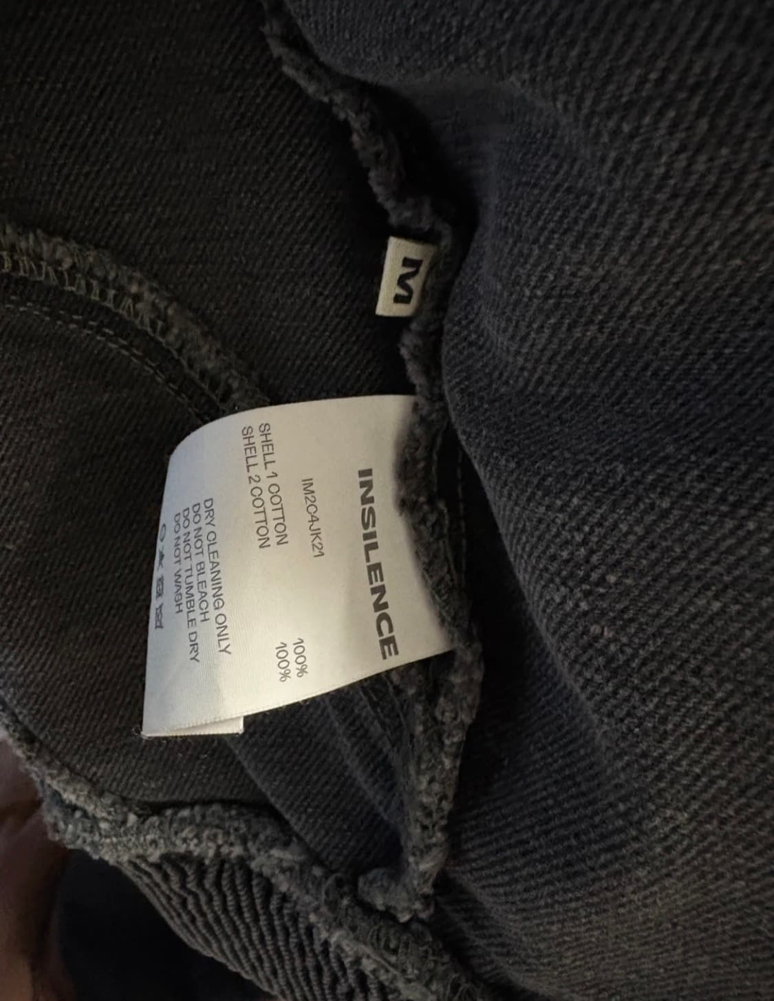 인사일런스 스모킹 페이드 데님 자켓 GREY 상품이미지2