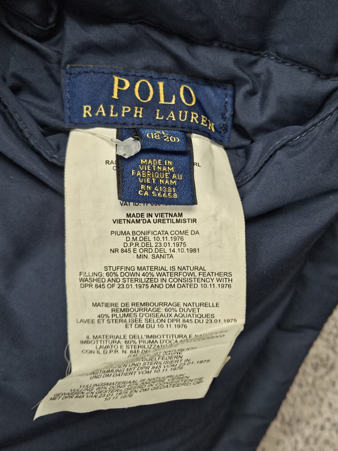 폴로랄프로렌 리버서블 패딩 푸퍼 베스트 ( XL ) / 10464 상품이미지7
