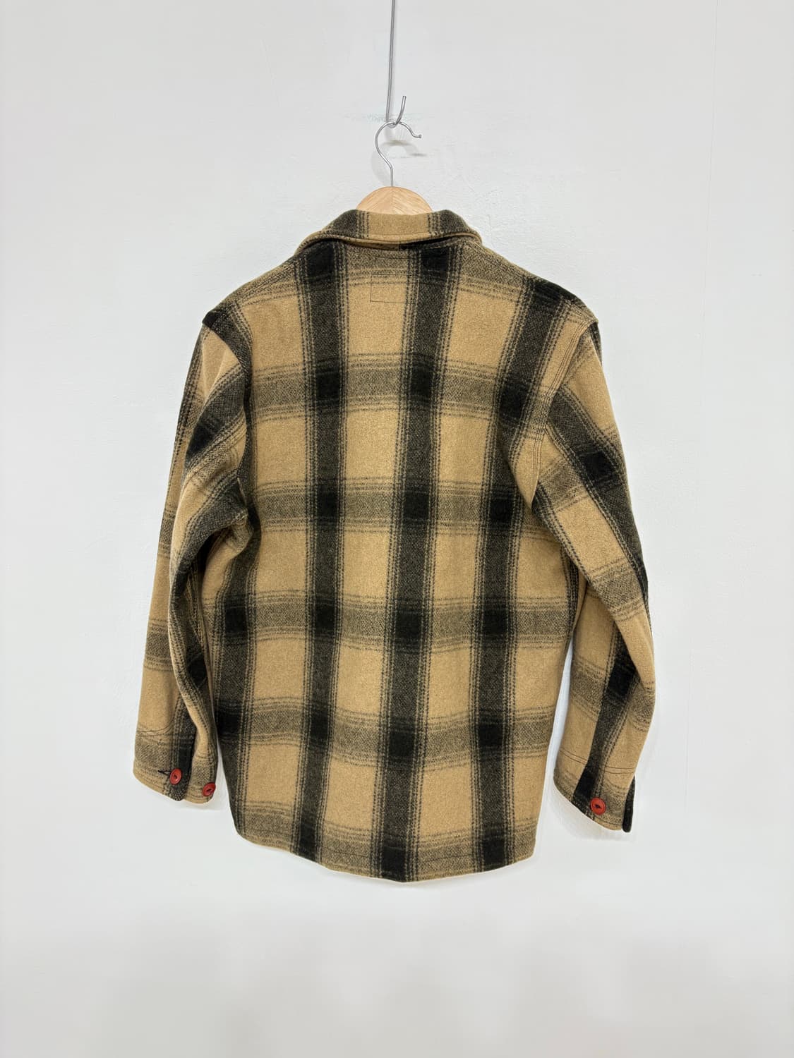 90‘s vtg  monogram Flannel  Work Jacket. 상품이미지10