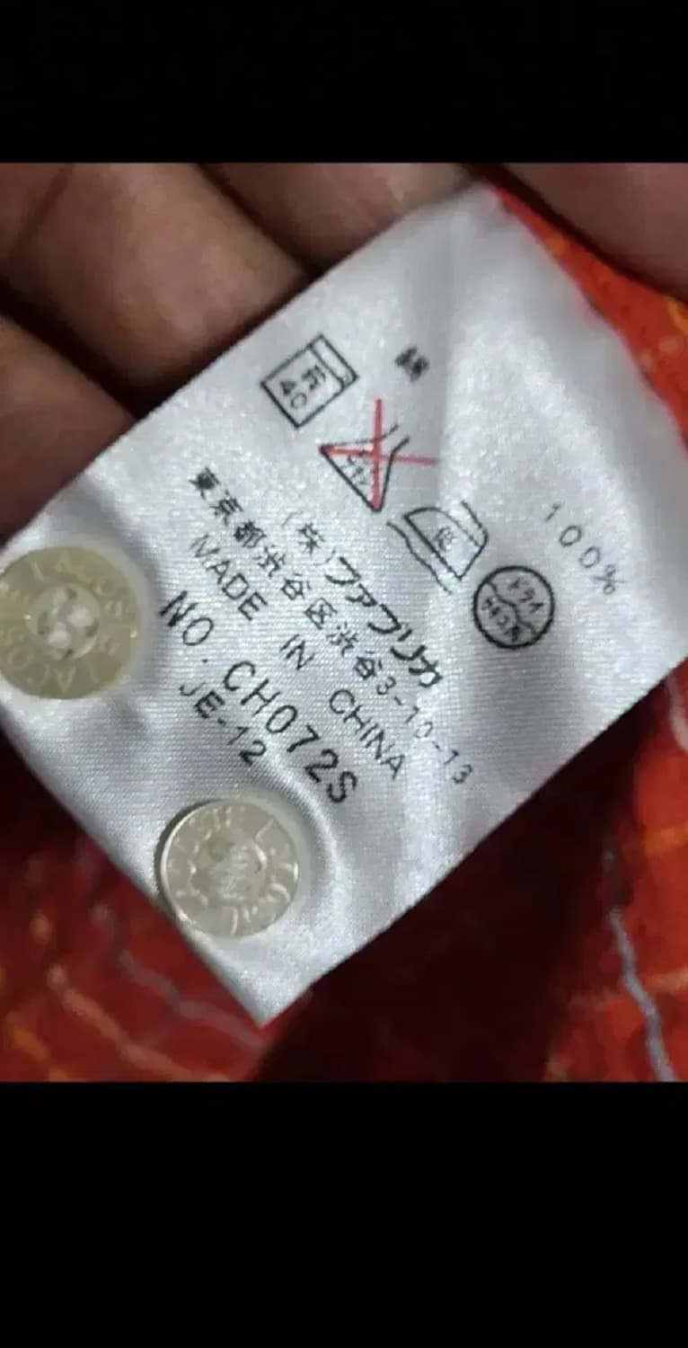 (M) 라코스테 반팔남방 체크 시어서커 로고 반팔셔츠  상품이미지5
