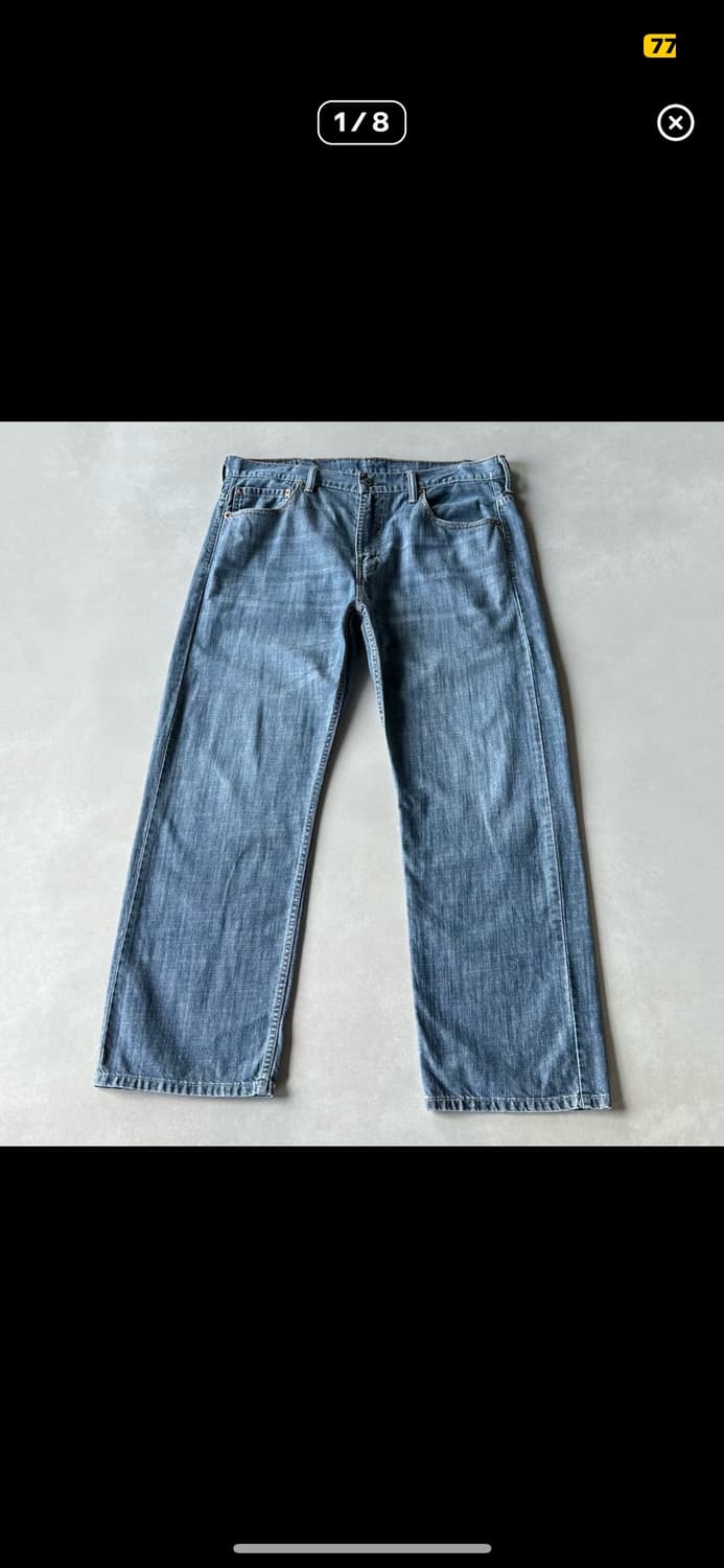 [34인치]리바이스 569 루즈 스트레이트 데님 청바지 상품이미지1