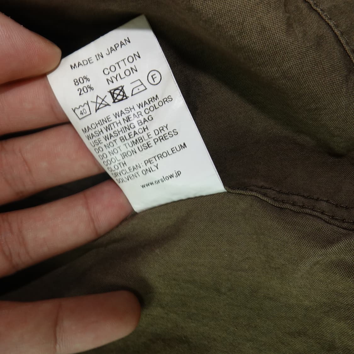 오어슬로우 논카라 m65 피쉬테일 상품이미지7