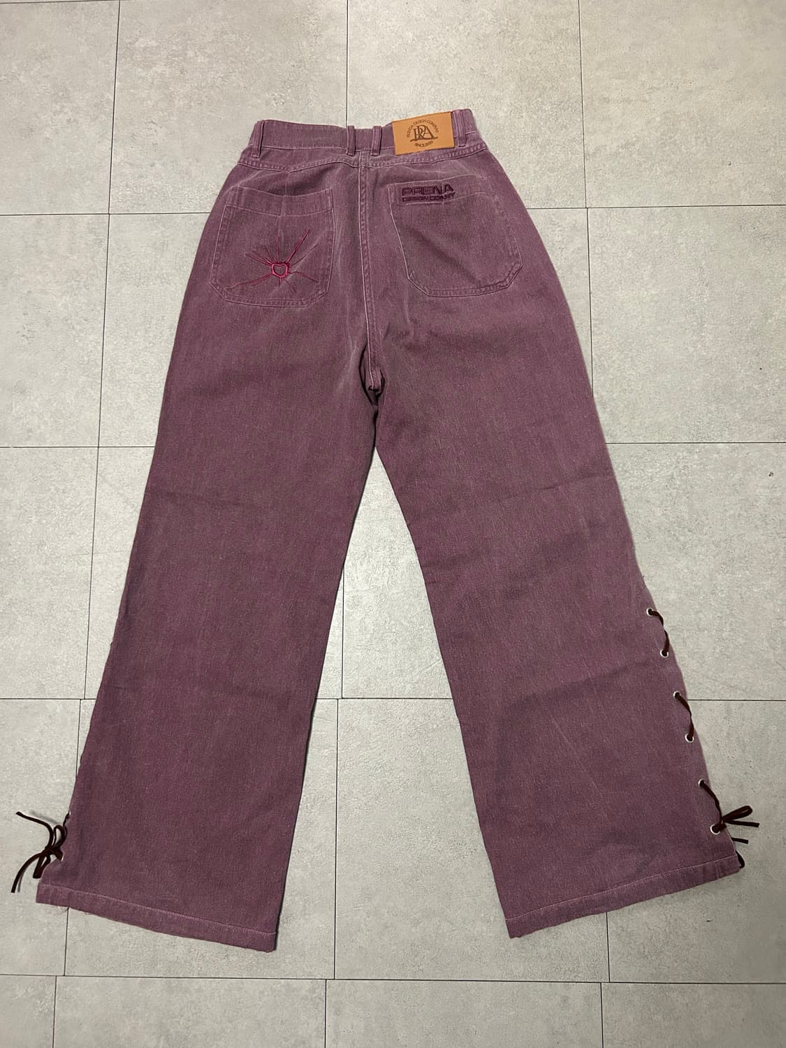 프렌다 퍼플부츠컷 데님 S 상품이미지2