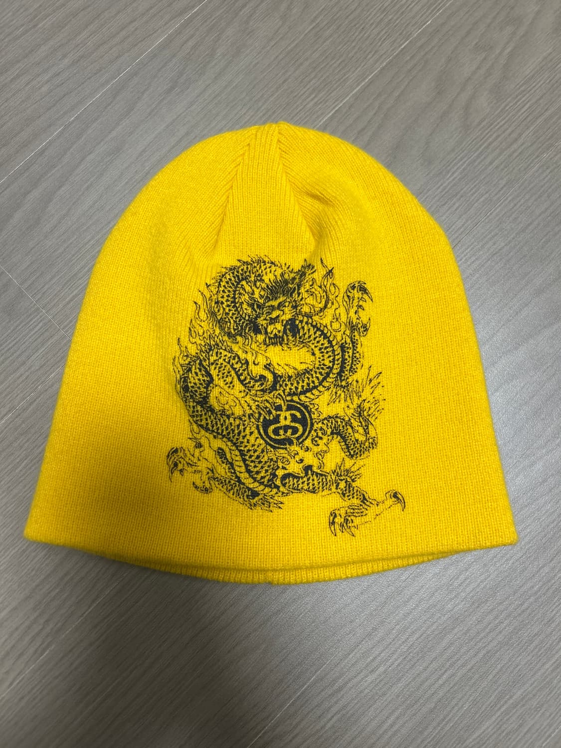 Stussy Skullcap Dragon Print Yellow 상품이미지1