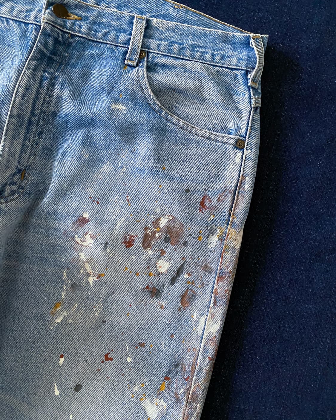 칼하트 페인팅 데님 팬츠 상품이미지5