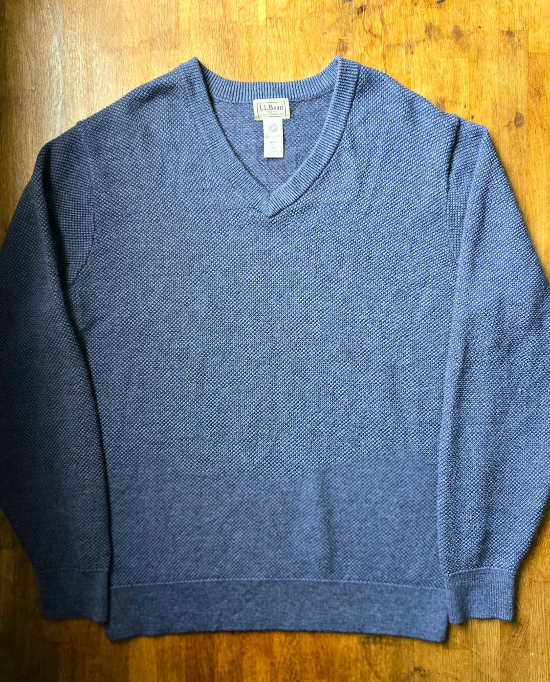 L.L.Bean 엘엘빈  메리노 울 100% 브이넥 니트 XL 상품이미지1