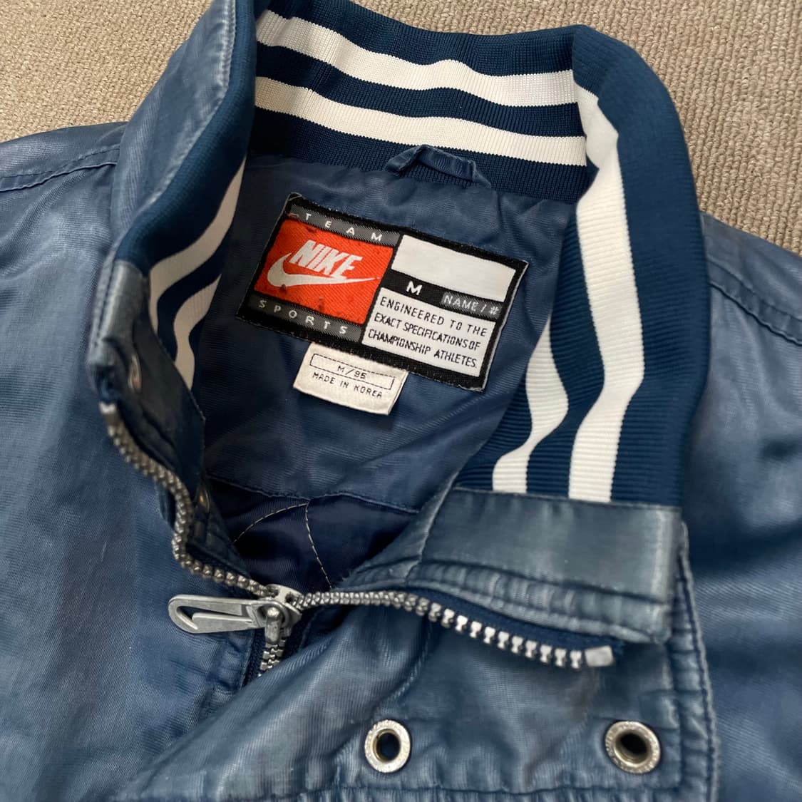 90s nike 나이키 빈티지 박찬호 스타디움 누빔자켓 m 상품이미지2