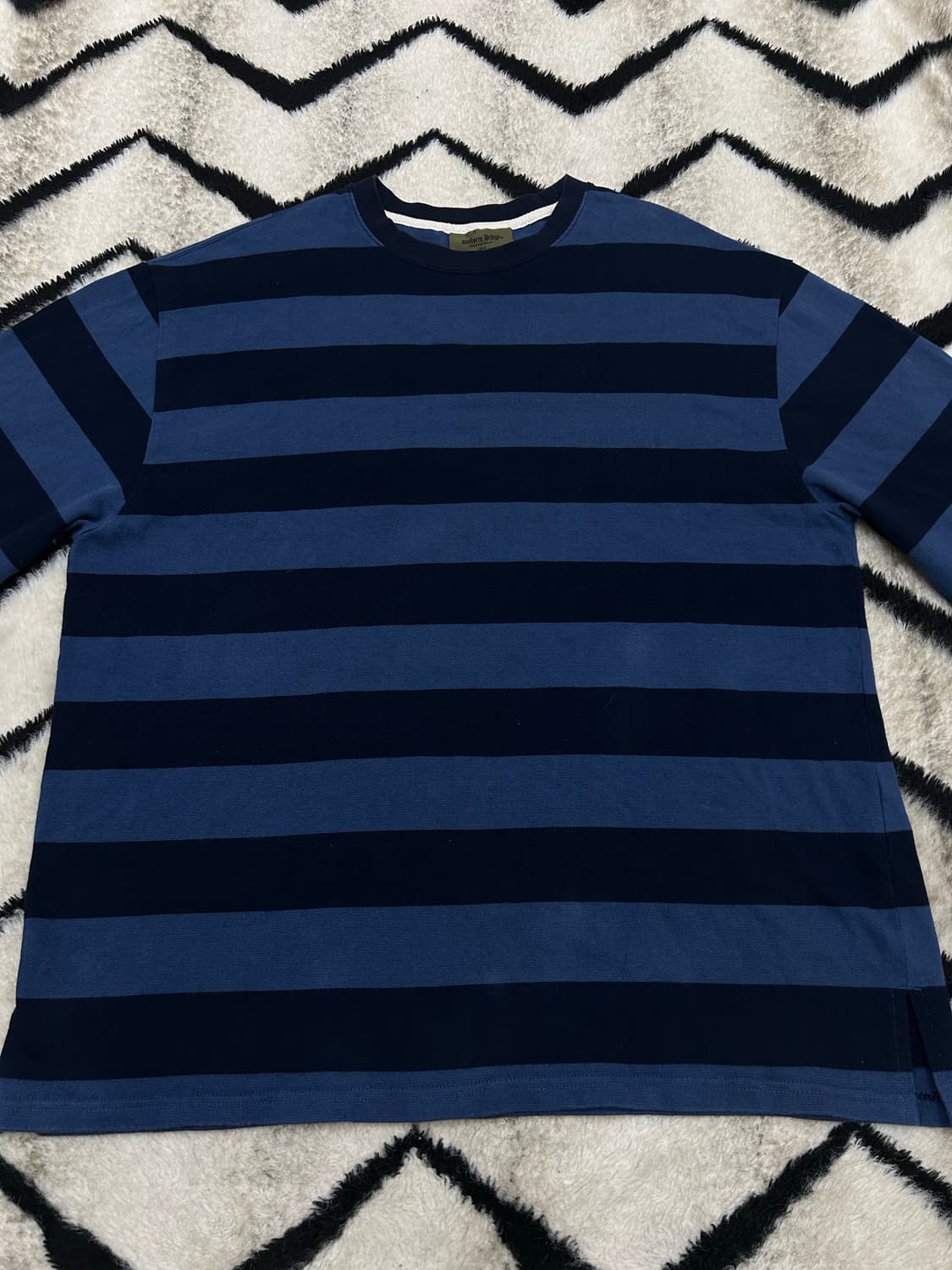 [L]유니폼브릿지 스트라이프 맨투맨 상품이미지4