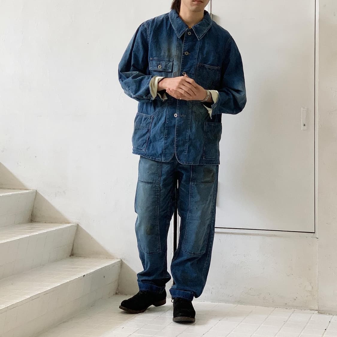 [L] Duffer n nephews 더퍼앤네퓨즈 EWANS 더블니 상품이미지3