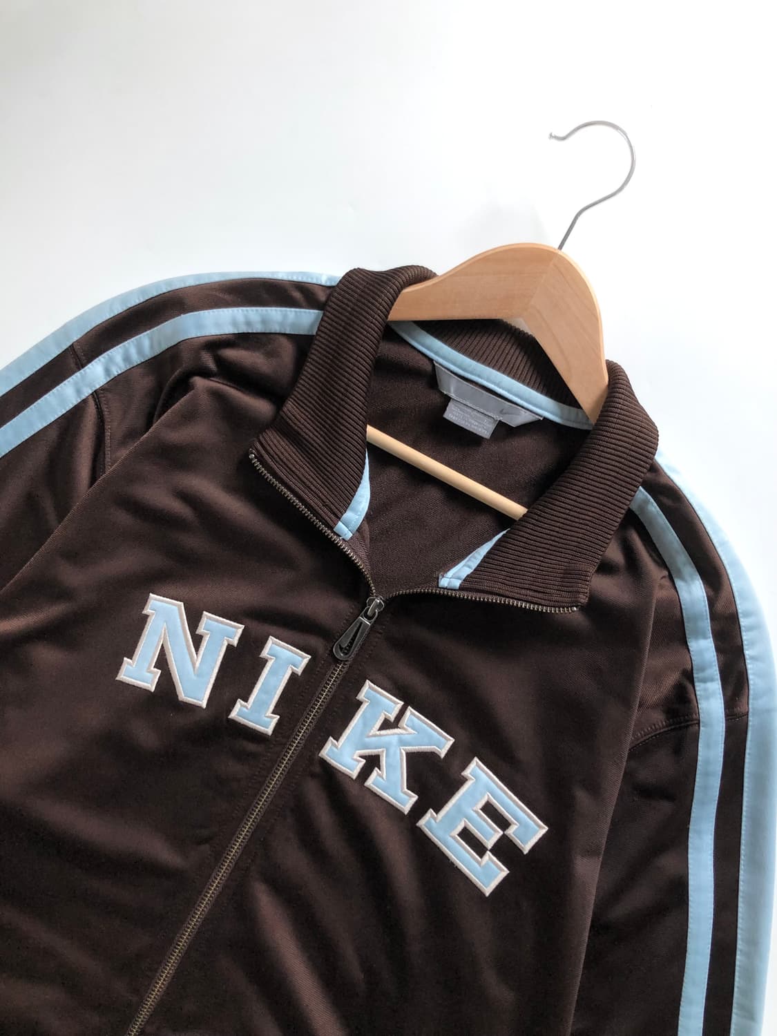 NIKE 나이키 00s 브라운컬러 빅로고 트랙탑 상품이미지3