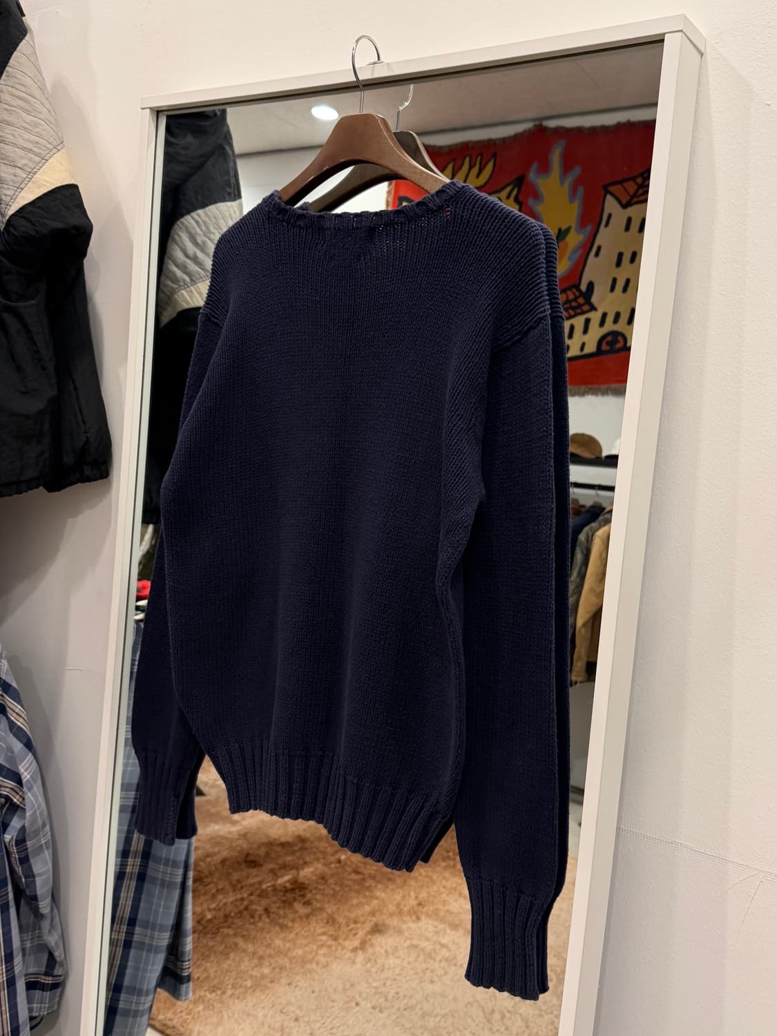 Polo ralph lauren 폴로 랄프로렌 크루넥 니트 (navy) 상품이미지5