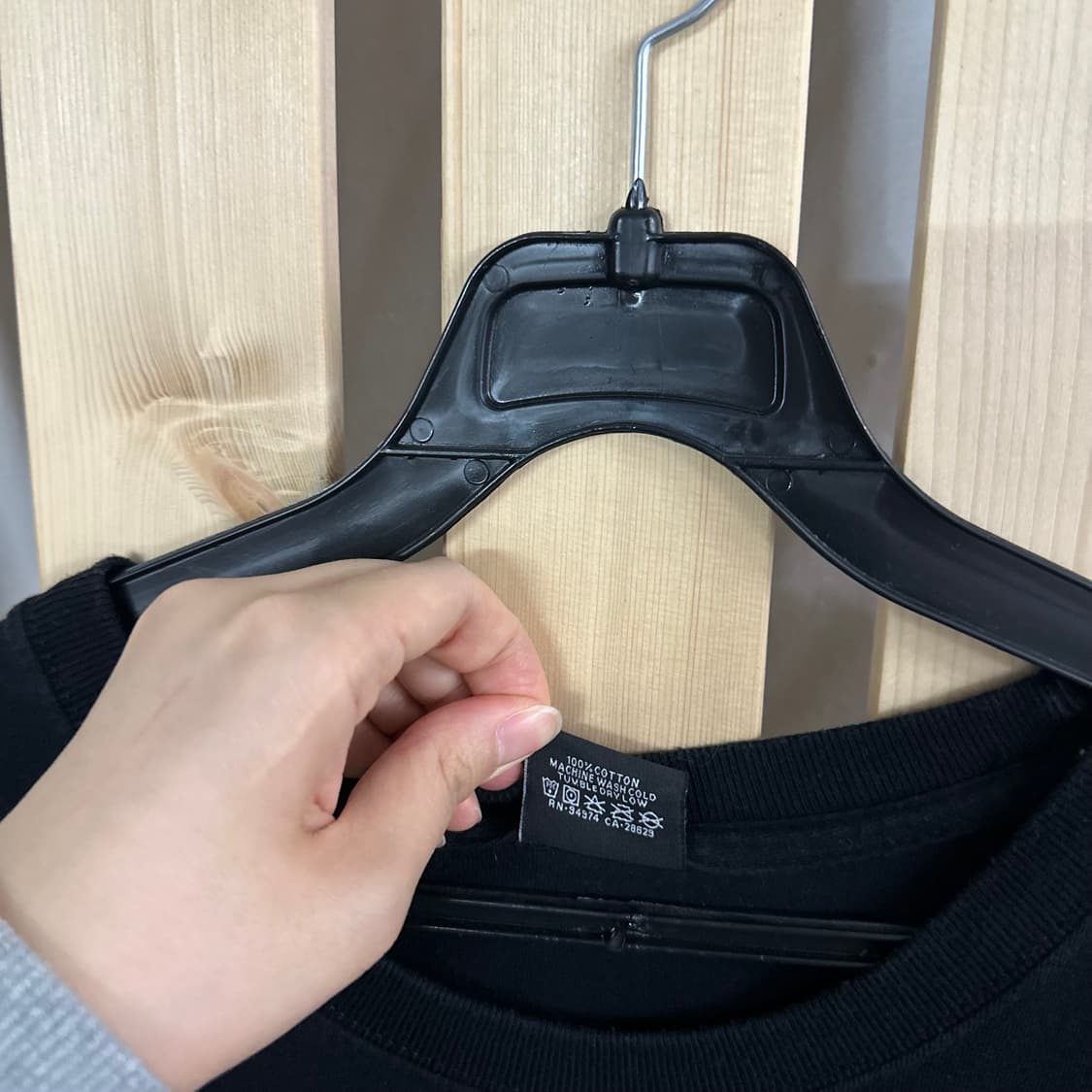 (L) 스투시 빅로고 반팔티 블랙 상품이미지7