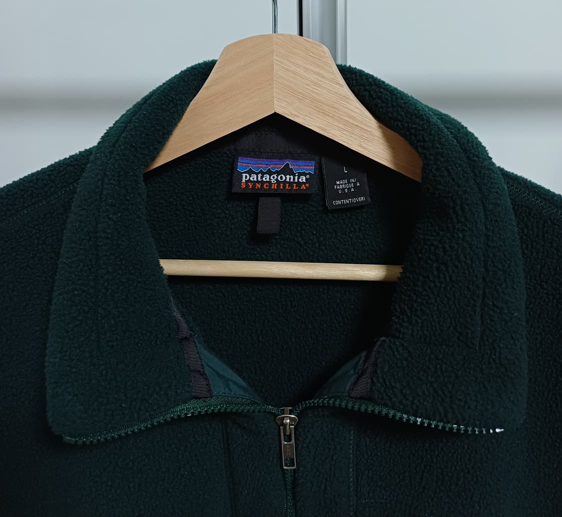 [L] 파타고니아 USA 신칠라 플리스 자켓 헌터 그린 상품이미지3