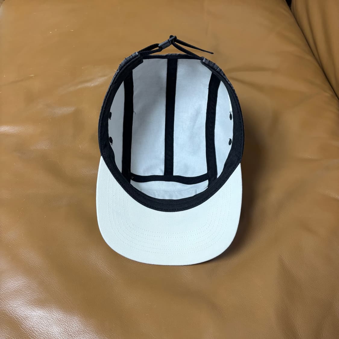 슈프림 캠프캡 모자 박스로고 피그먼트 블랙 상품이미지6