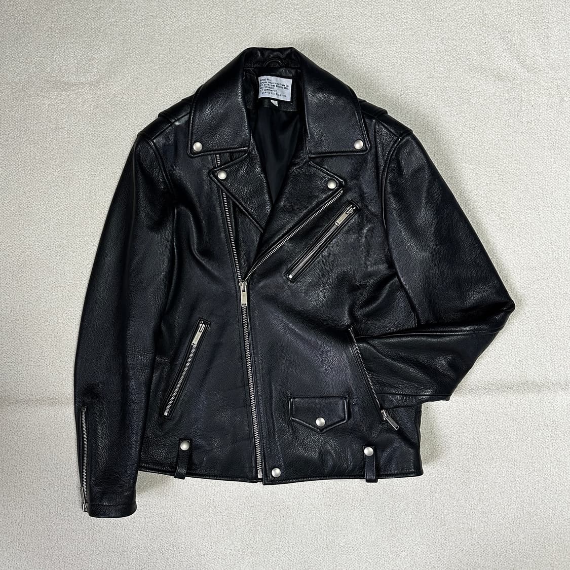 에이징씨씨씨 카우하이드 라이더재킷 상품이미지1