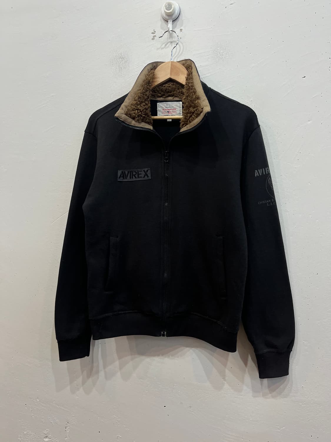 AVIREX 아비렉스 밀리터리 스웻 집업 L 상품이미지1