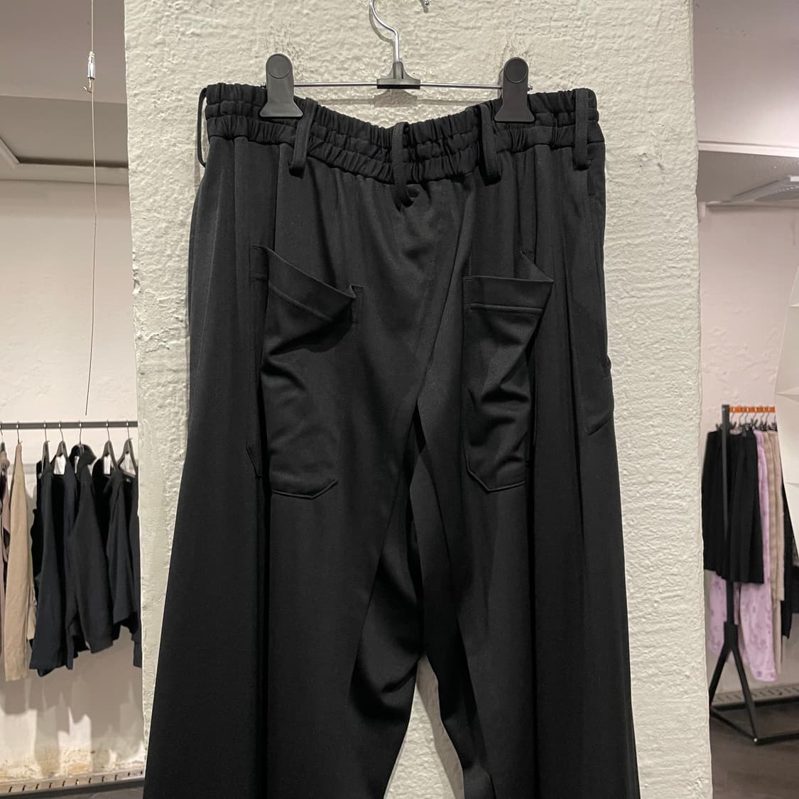 요지야마모토 더블 랩 와이드 팬츠 상품이미지4