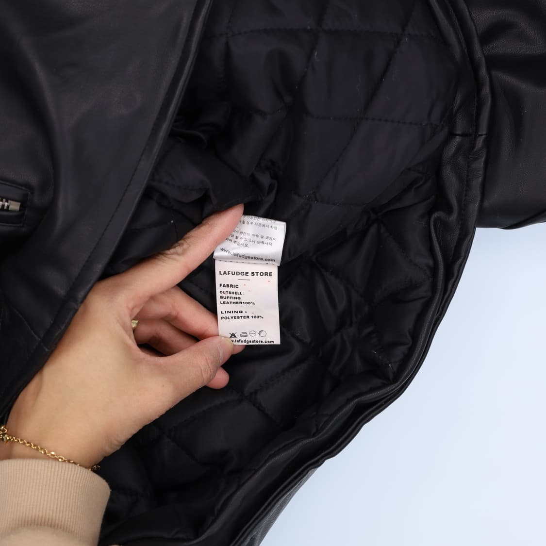 [S] 라퍼지스토어 여성 라이더 가죽 자켓 1204HR1 상품이미지8