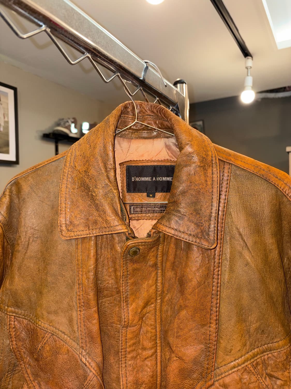 90’s D’ Homme A homme lambskin jacket 상품이미지4