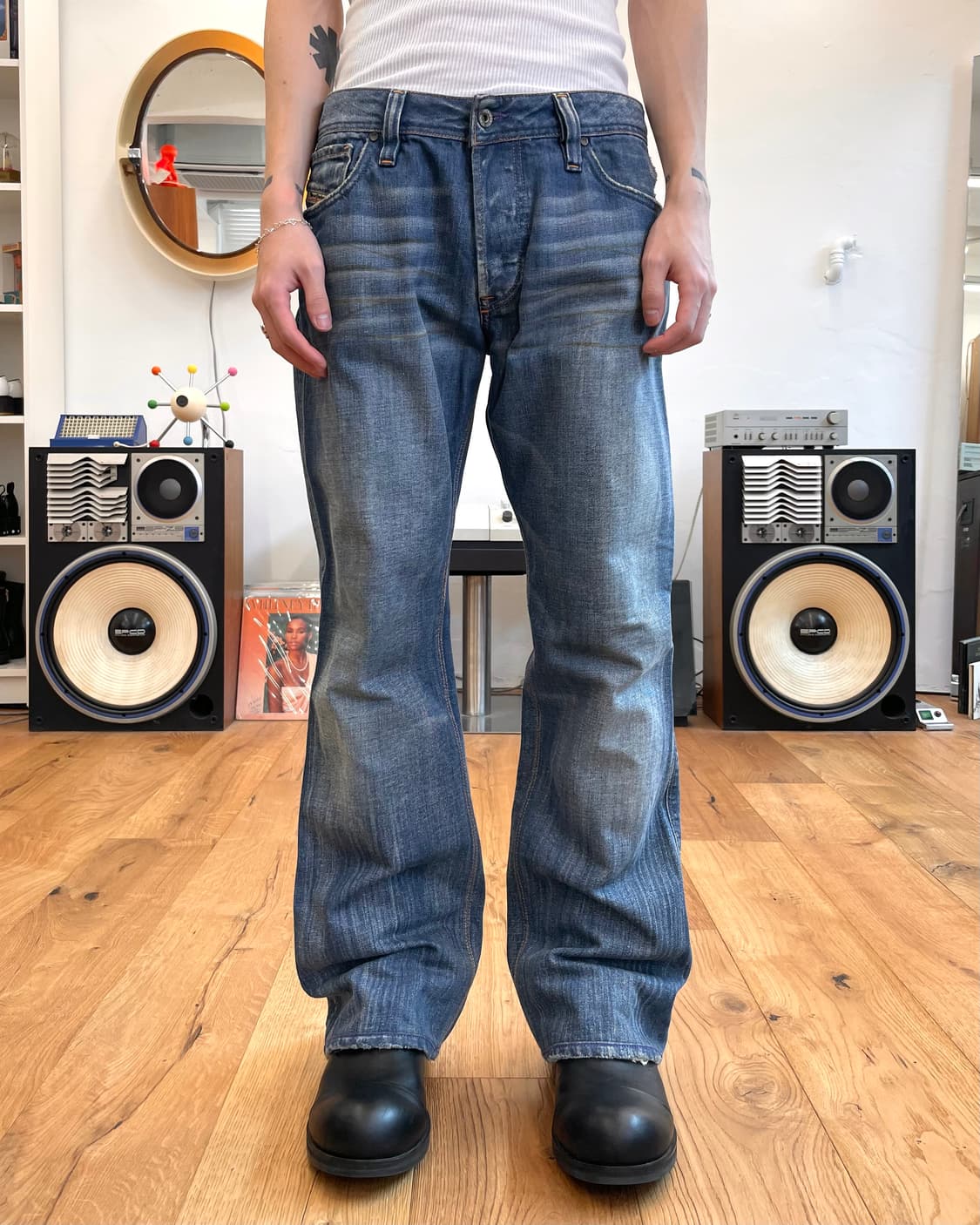 [31] 디젤 플레어 데님 팬츠 상품이미지2