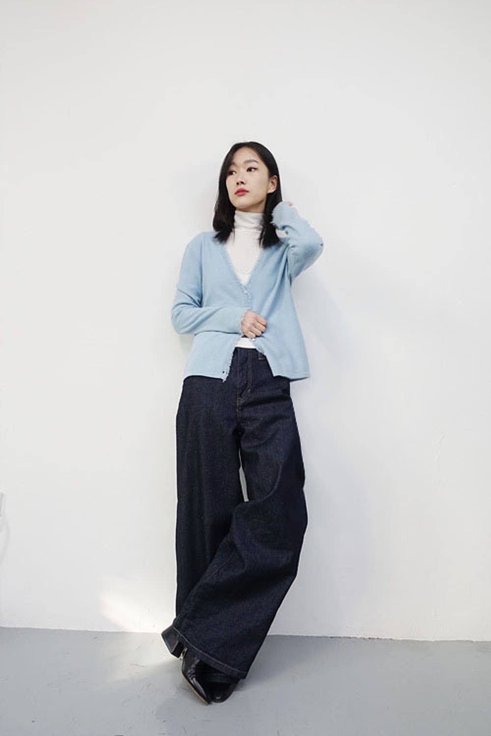 빈티지 캐시미어 프린지 가디건 상품이미지1