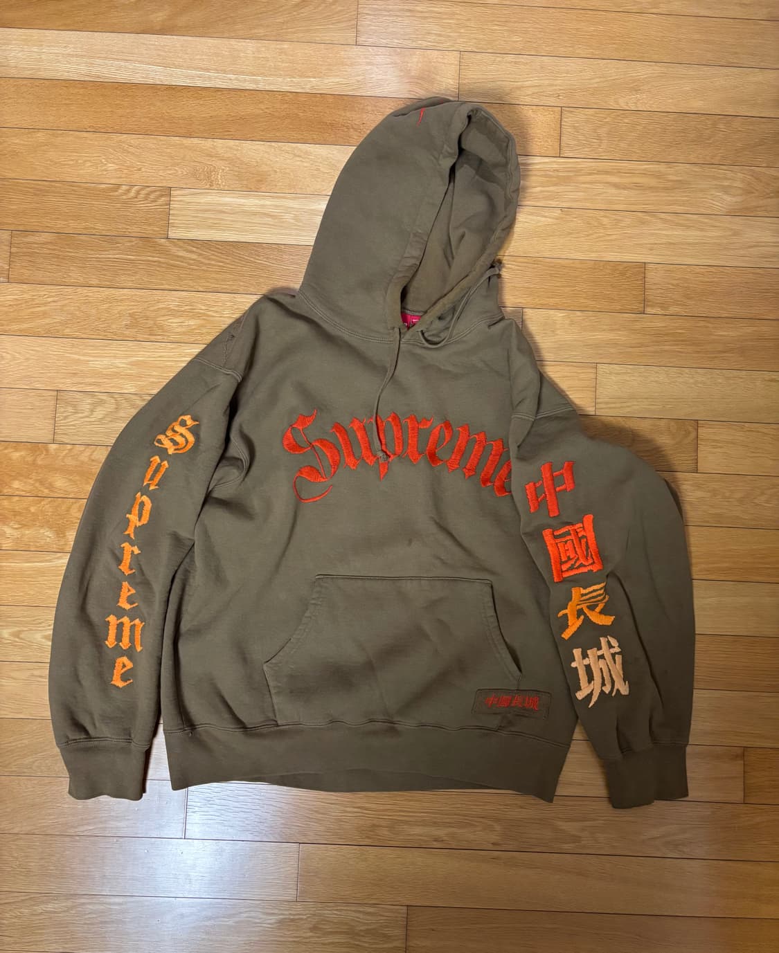 슈프림 만리장성 에디션 후드티 (L) 상품이미지1