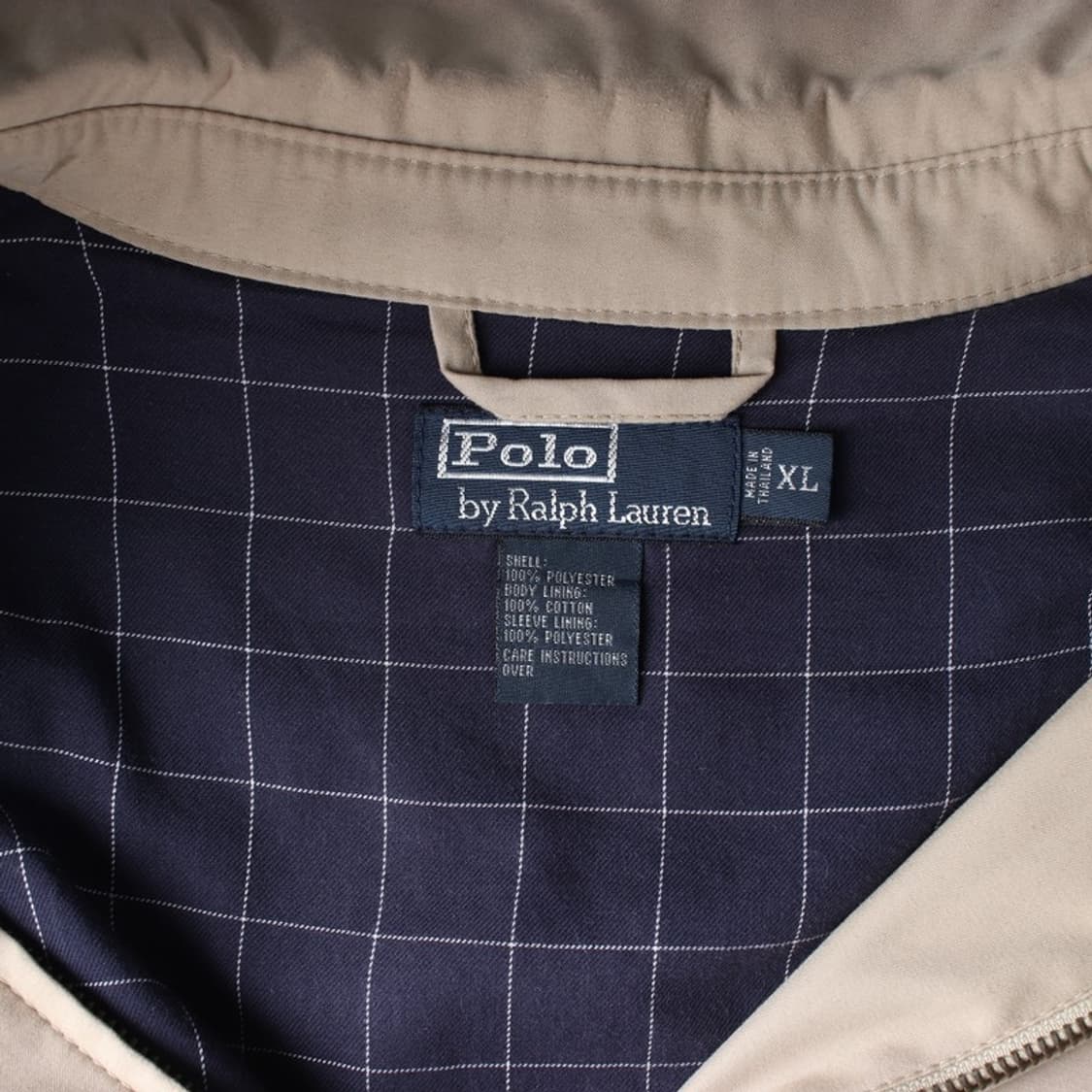 폴로 랄프로렌 클래식 해링턴 자켓 베이지 XL 상품이미지6