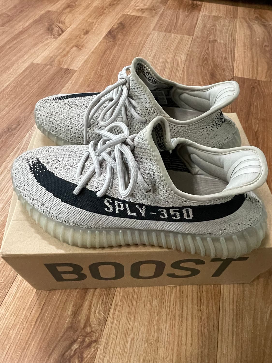 아디다스 이지부스트 350 v2 슬레이트 코어 블랙 265 상품이미지2