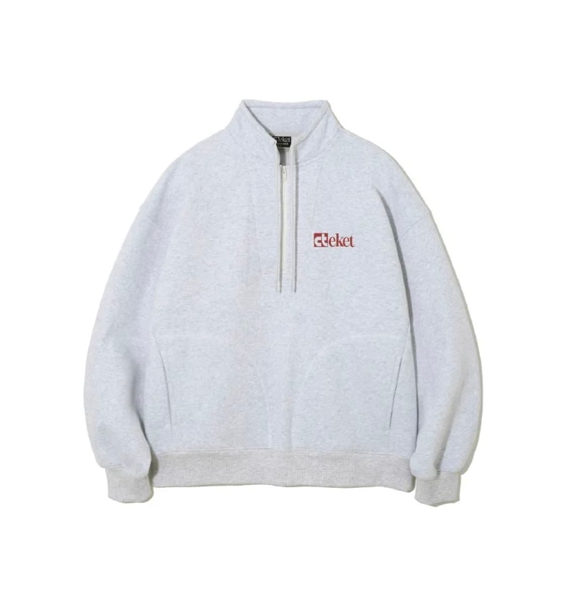 테켓 플랜 하프 집업 스웻셔츠 맨투맨 멜란지 m 상품이미지2