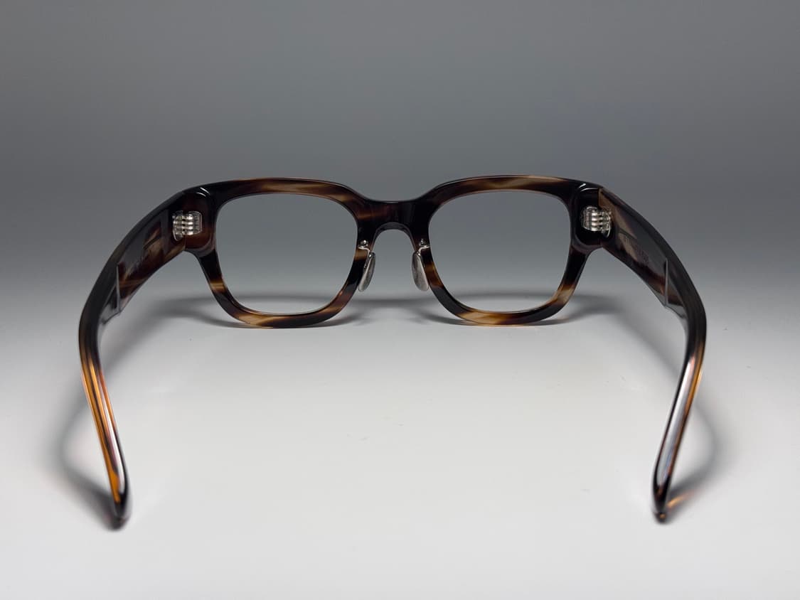 옐로우즈 플러스 스퀘어 쉐입 볼드 뿔테 일본제 안경 0021 상품이미지5