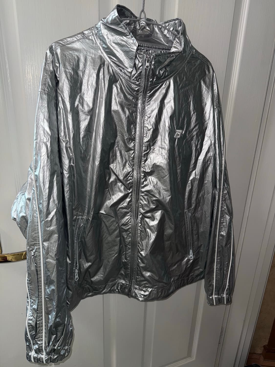 배드블러드 실버 트랙 셋업 라지핏 미디움 상품이미지1