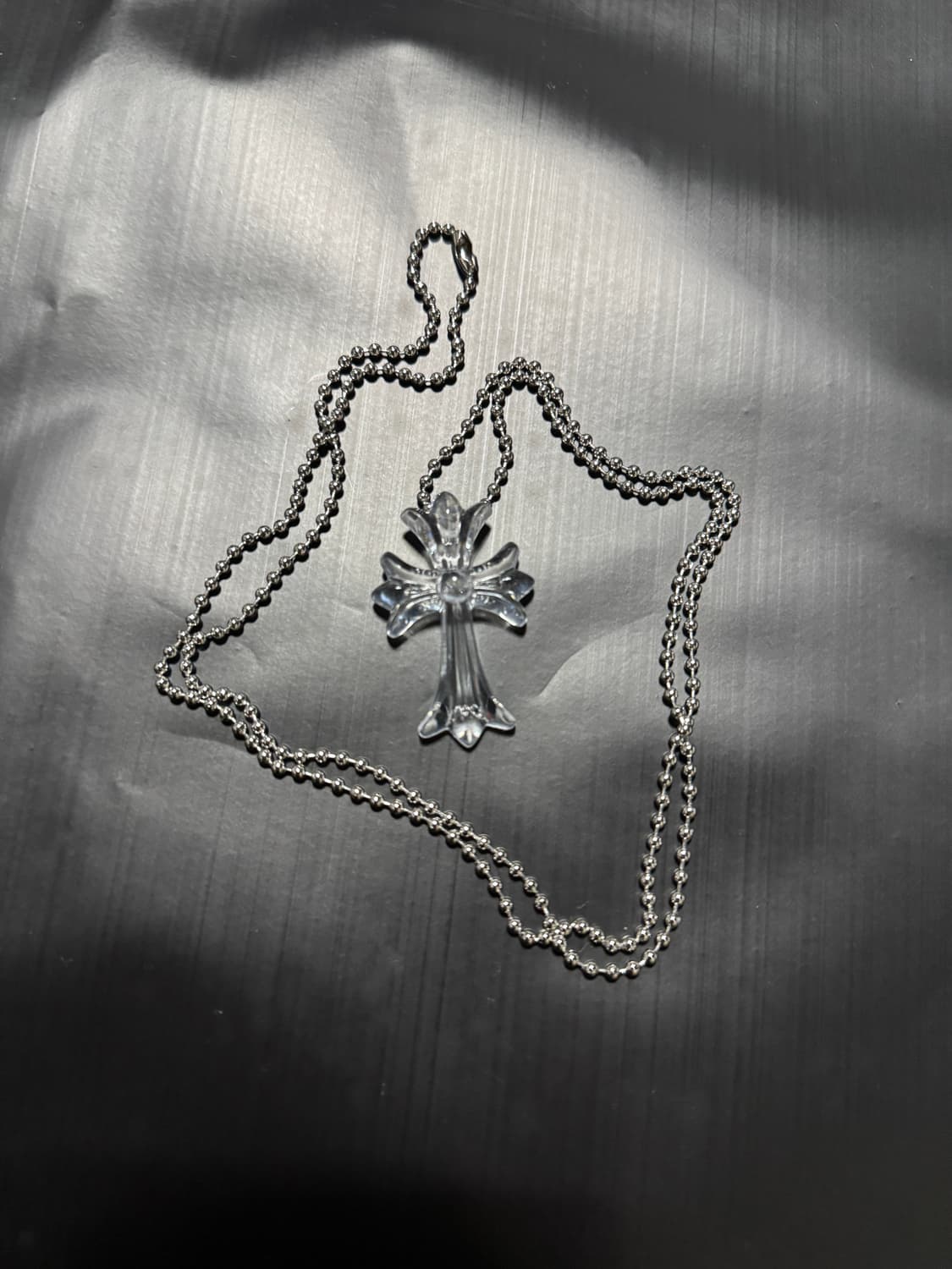 크롬하츠 실리콘 클리어 목걸이 상품이미지1